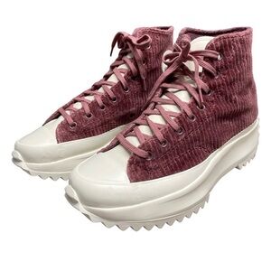 Converse Run Star Hike Women's Platform Sneaker Boot Corduroy M10 W11.5